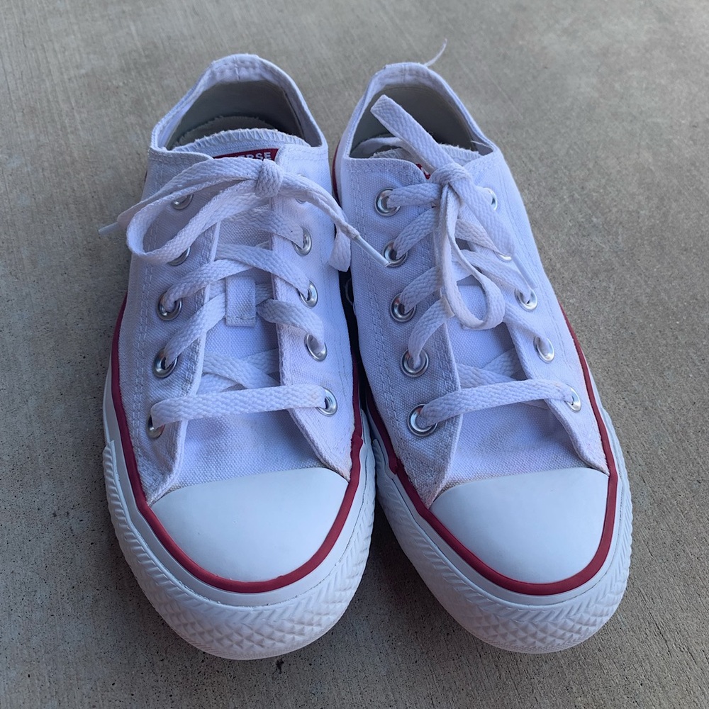 Converse chuck Taylor all star low top white, unisex, basically new